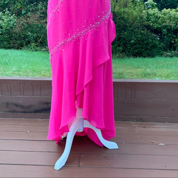 P’zazz Prom Strapless sequin Dress - Picture 5 of 7